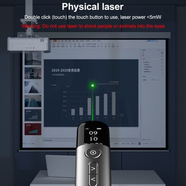 ASiNG A9 128MB Red Light Multifunctional PPT Touch Laser Page Turning Pen Wireless Presenter, A9 128MB Red Light (Grey), A9 128MB Red Light (Blue) - Image 5