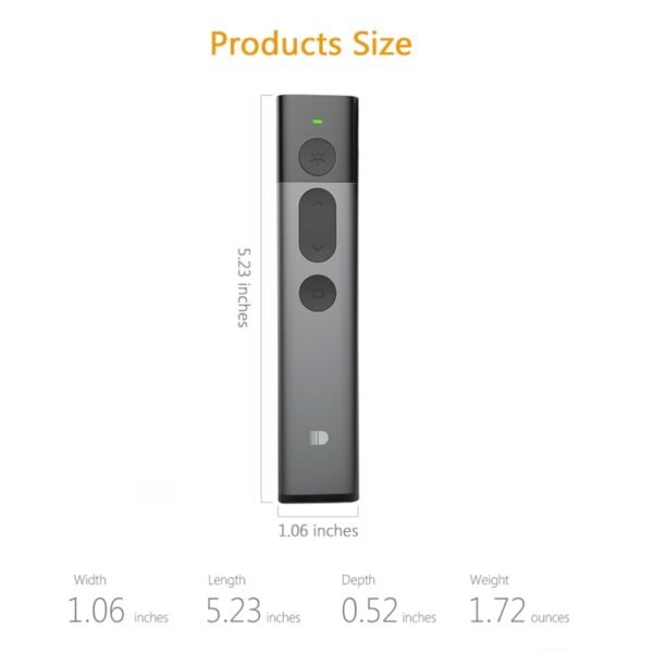 DOOSL DSIT036 Red Laser Pointer 2.4GHz Wireless Presenter PowerPoint Clicker - Image 7