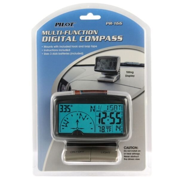 PR-166 3.5 inch LCD Multifunction Digital Car Compass - Image 8