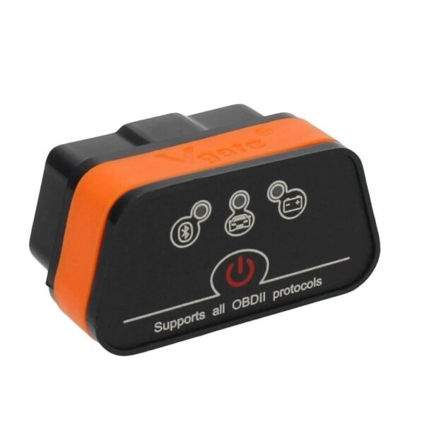 High Quality Super Mini Vgate iCar2 ELM327 OBDII WiFi Car Scanner Tool, Support Android & iOS, WiFi  Black - Image 3