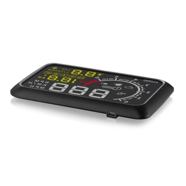 X3 Bluetooth 5.5 inch Car OBDII / EUOBD HUD Vehicle-mounted Head Up Display Security System, Support Speed & Fuel Consumption, Overspeed Alarm, Water Temperature, etc, X3 5.5 inch - Image 5