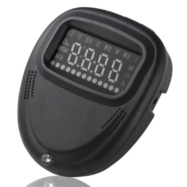 A1 2.0 inch Car GPS HUD Head Up Display Vehicle-mounted Security System, Support Speed & Real Time & Altitude & Over Speed Alarm & Compass & MPH & Auto Sleeping & KM & Satellite Signal - Image 2