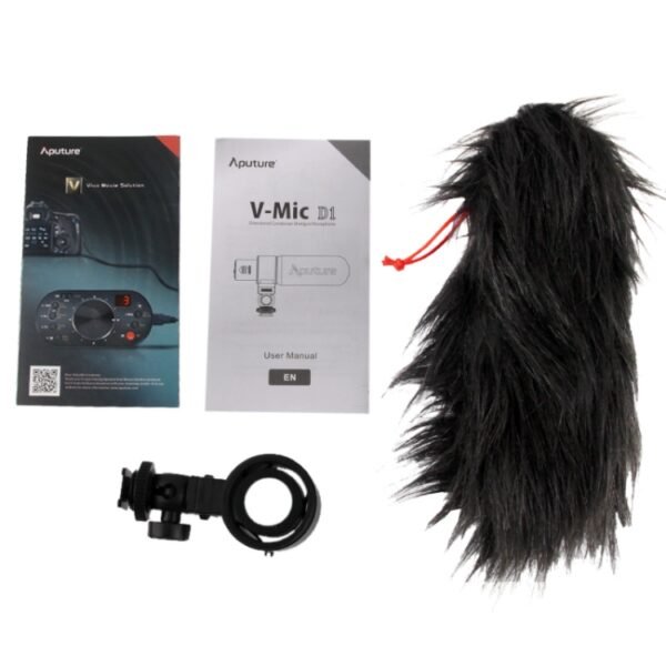 Aputure V-MIC D1 Directional Condenser Shotgun Microphone, Support 360 Degree Pan / 180 Degree Tilt - Image 6