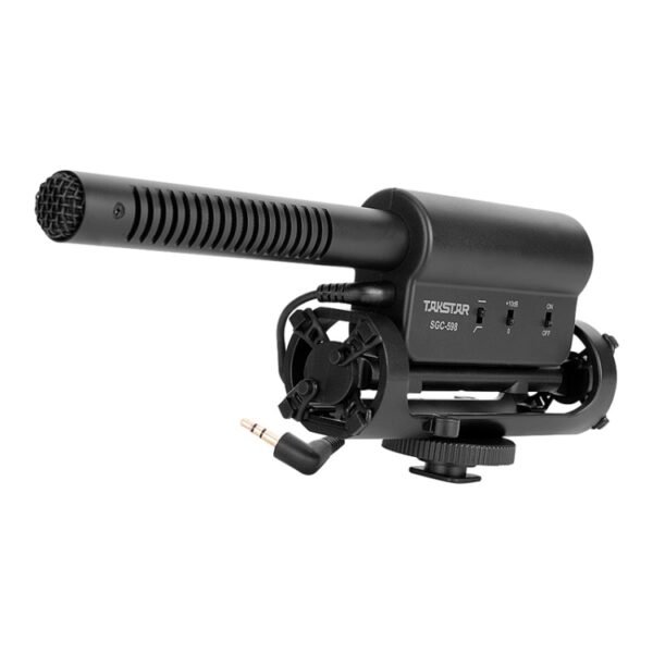 SGC-598 Condenser Recording Microphones Professional Photography Interview Dedicated Microphones for DSLR & DV Camcorder(Black) - Image 2