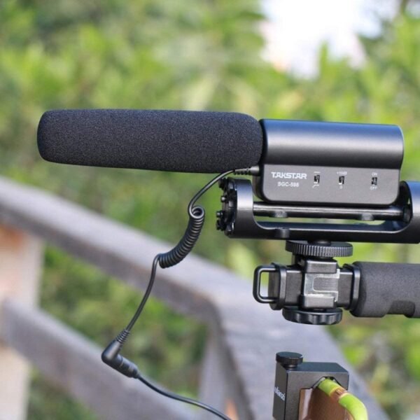 SGC-598 Condenser Recording Microphones Professional Photography Interview Dedicated Microphones for DSLR & DV Camcorder(Black) - Image 7