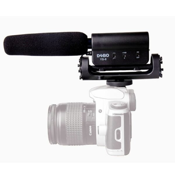 DEBO YS-8 Professional Photography Interview Dedicated Microphone for DSLR & DV Camcorder - Image 3
