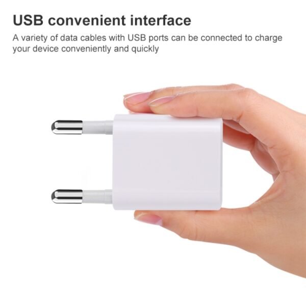 A2165 5V 1A Single USB Interface Mini Travel Charger, US Plug, EU Plug, US Plug - Image 4