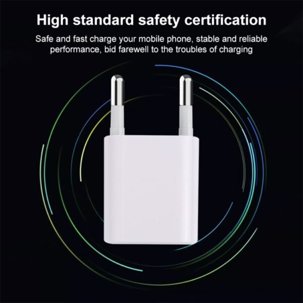 A2165 5V 1A Single USB Interface Mini Travel Charger, US Plug, EU Plug, US Plug - Image 5