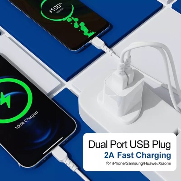 2-Ports 5V 2A USB Charger Adapter - Image 7