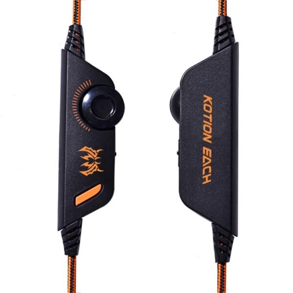 EACH G2000 Over-ear Stereo Bass Gaming Headset with Mic & LED Light for Computer, Cable Length: 2.2m - Image 8