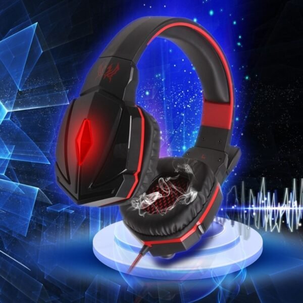 EACH G4000 Stereo Gaming Headset with Mic Volume Control & LED Light for Computer, Cable Length: 2.2m - Image 13