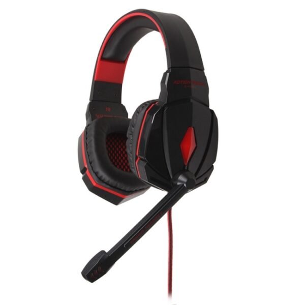 EACH G4000 Stereo Gaming Headset with Mic Volume Control & LED Light for Computer, Cable Length: 2.2m - Image 4