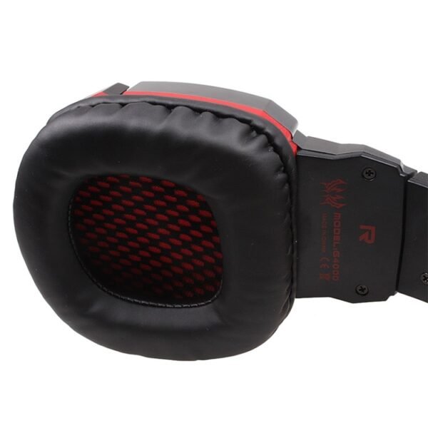 EACH G4000 Stereo Gaming Headset with Mic Volume Control & LED Light for Computer, Cable Length: 2.2m - Image 8