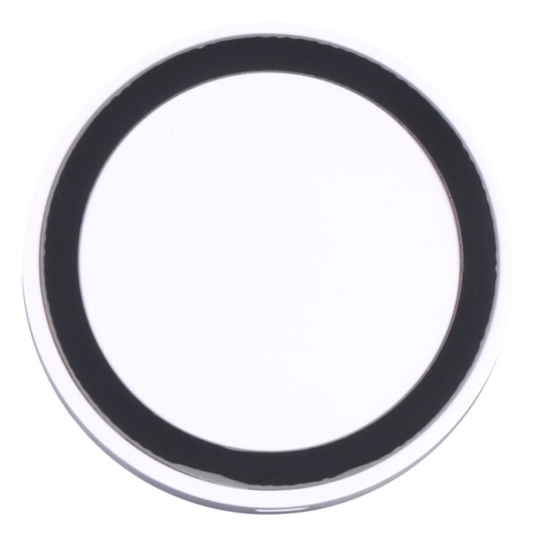 Universal QI Standard Round Wireless Charging Pad (White + Red), White + Black, Black + Blue, Black + Red, White, Black + White, Black + Orange, Grey+Black, White + Red - Image 2