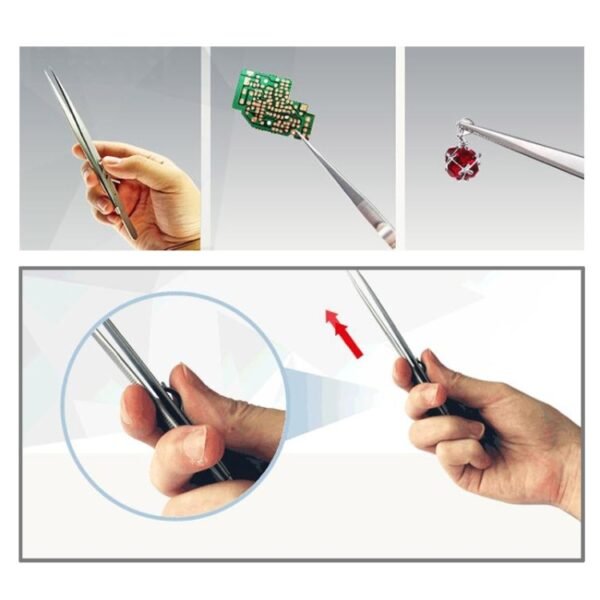 JAKEMY JM-T9-11 Adjustable Straight Tweezers, JM-T9-11 - Image 9