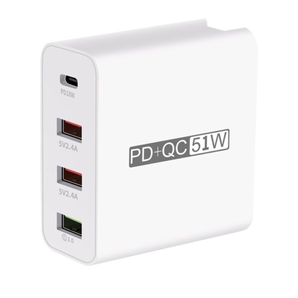 WLX-A6 4 Ports Quick Charging USB Travel Charger Power Adapter, AU Plug - Image 2