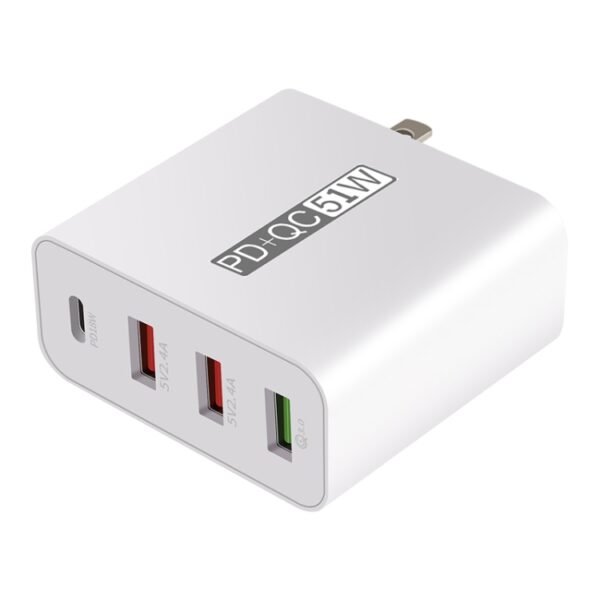 WLX-A6 4 Ports Quick Charging USB Travel Charger Power Adapter, AU Plug - Image 3