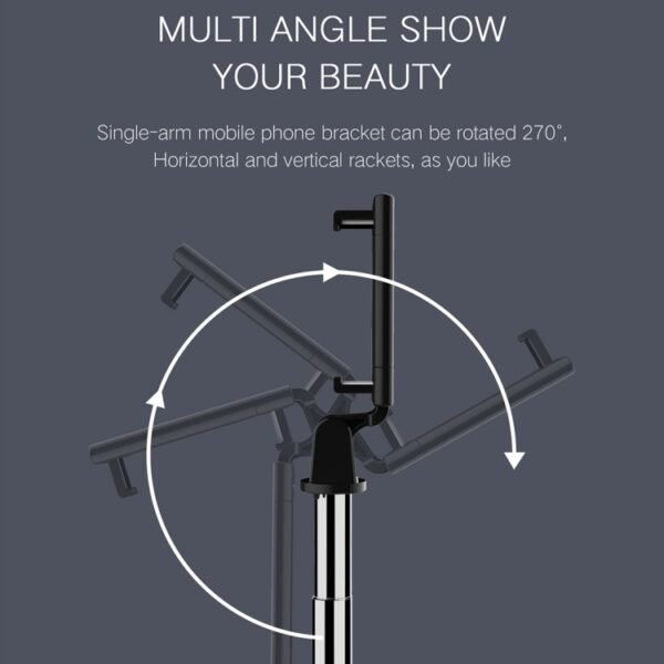 K07 Bluetooth 4.0 Mobile Phone Adjustable Bluetooth Selfie Stick Self-timer Pole Tripod - Image 12