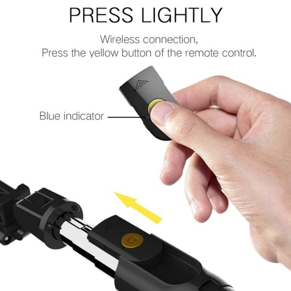 K07 Bluetooth 4.0 Mobile Phone Adjustable Bluetooth Selfie Stick Self-timer Pole Tripod - Image 6