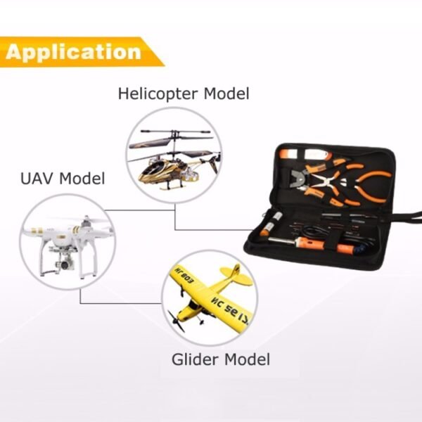 JAKEMY JM-P14 Welding Repair Tools Set Toolbox Bag Wire Stripper Pliers Screwdriver, US Plug - Image 5