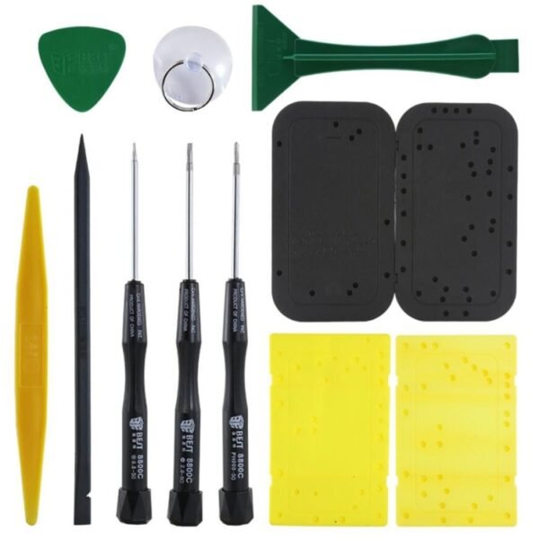 10 in 1 BEST BST-605 Tool Kit Disassemble Opening Tools For iPhone 3 / 4 / 4S / 5 - Image 2