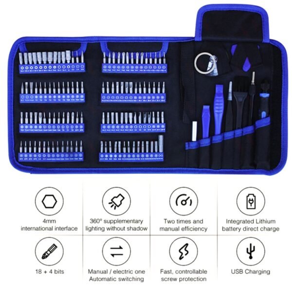 126 in 1 Kaisi K-9126 Magnetic Screwdriver Set Precision Screwdriver Tool Kit Repair Hand Tool - Image 2