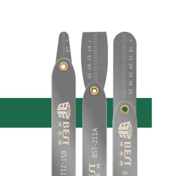 BEST BST-211A/B Universal Mobile Phone Repair Opener Tool Metal Disassemble Crowbar Metal Steel Pry Tool Set - Image 6