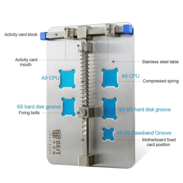 BEST- 001D Stainless Steel Circuit Board Soldering Desoldering PCB Repair Holder Fixtures Mobile Phone Repairing Tool - Image 5