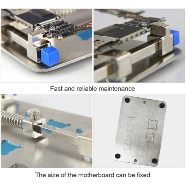 BEST- 001D Stainless Steel Circuit Board Soldering Desoldering PCB Repair Holder Fixtures Mobile Phone Repairing Tool - Image 7