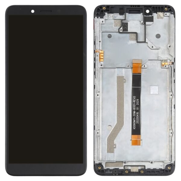 LCD Screen and Digitizer Full Assembly with Frame for Nokia C3, For Nokia C3 - Image 3