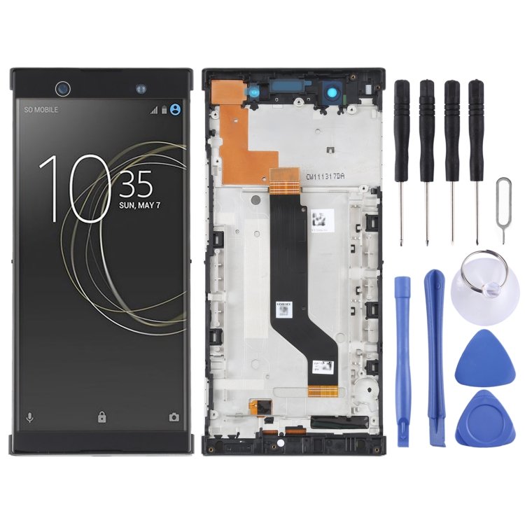 Original LCD Screen For Sony Xperia XA1 Ultra G3226 Digitizer Full Assembly with Frame, For Sony Xperia XA1 Ultra(Original)