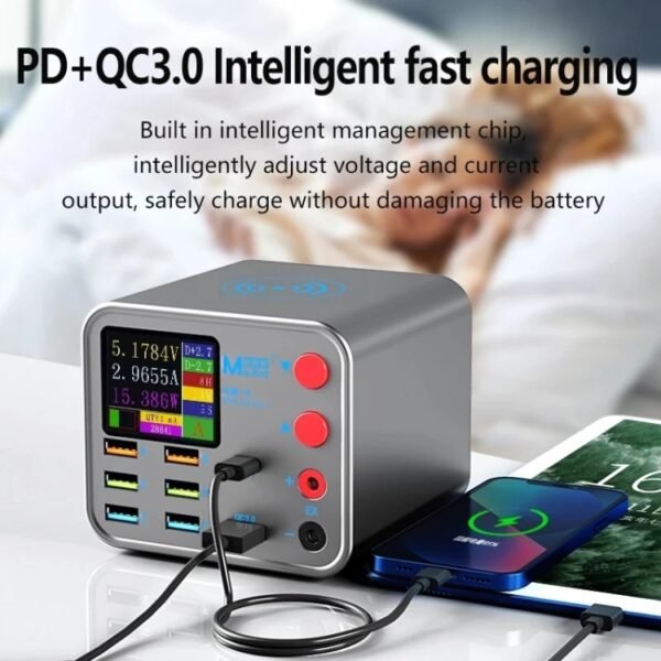 MaAnt Dianba NO.1 Multi-port Wireless USB PD Charger, US Plug, Dianba NO.1, US Plug, Dianba NO.1, EU Plug - Image 5