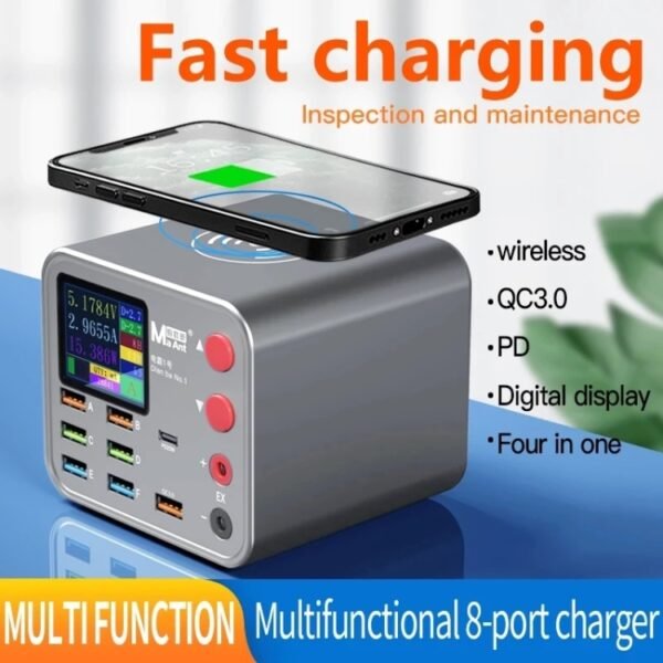 MaAnt Dianba NO.1 Multi-port Wireless USB PD Charger, US Plug, Dianba NO.1, US Plug, Dianba NO.1, EU Plug - Image 6