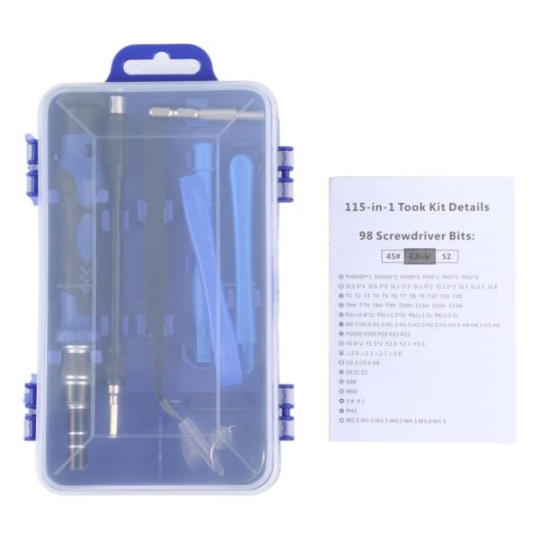 115 in 1 Screwdriver Repair Tools Kit - Image 4