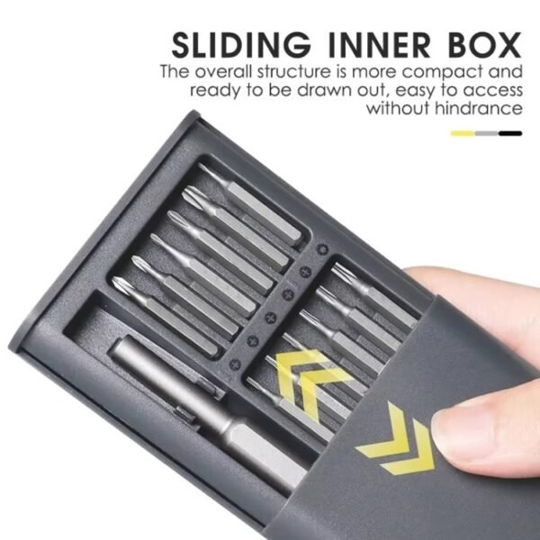 25 in 1 Screwdriver Set Magnetic Repair Tools, Aluminum Alloy Handle - Image 3