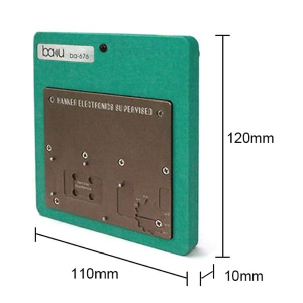 BAKU BA-676 110V-120V Multifuntional PCB IC Glue Remove Thermostatic Heating Platform for iPhone X / XS / XS Max / 11 / 11 Pro / 11 Pro Max, CN Plug - Image 2