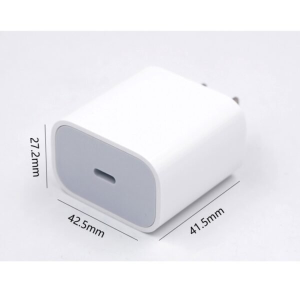 2 in 1 PD 18W Single 8 Pin Interface Travel Charger + 3A PD3.0 USB-C / Type-C to 8 Pin Fast Charge Data Cable Set, Cable Length: 1m, 18W 1m - Image 3