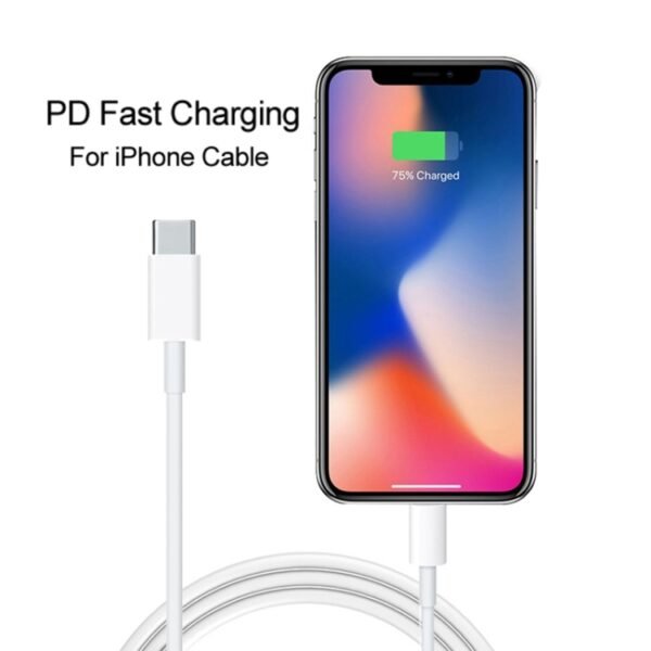 2 in 1 PD 18W Single 8 Pin Interface Travel Charger + 3A PD3.0 USB-C / Type-C to 8 Pin Fast Charge Data Cable Set, Cable Length: 1m, 18W 1m - Image 10