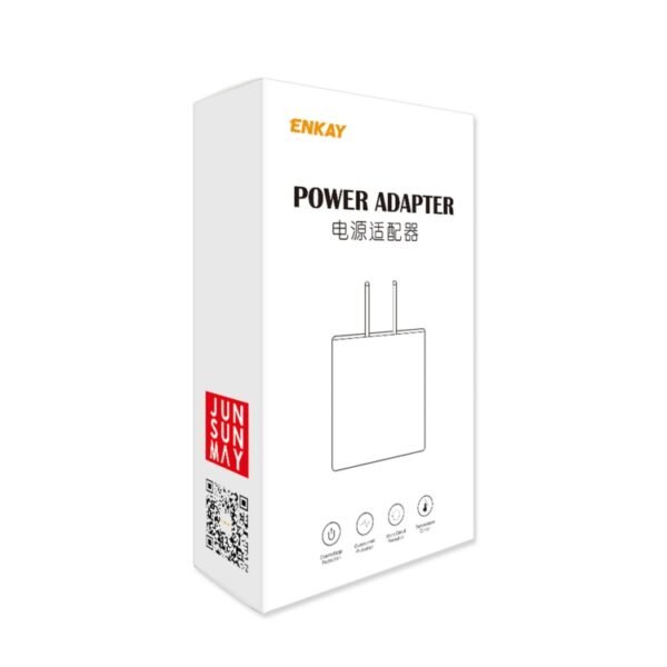 ENKAY Hat-Prince T033 18W USB QC 3.0 Fast Charging Travel Charger Power Adapter, EU Plug - Image 6