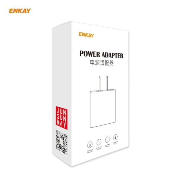 ENKAY Hat-Prince 20W PD Type-C + QC 3.0 USB Fast Charging Travel Charger Power Adapter with Fast Charge Data Cable, US Plug, With 8 Pin Cable, With Type-C Cable, With Micro USB Cable - Image 10