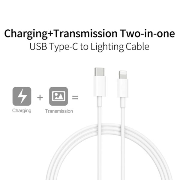 PD 20W PD 3.0 Travel Fast Charger Power Adapter with USB-C / Type-C to 8 Pin Fast Charge Data Cable, AU Plug - Image 2