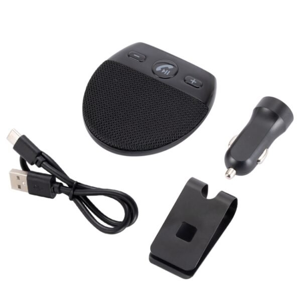 SP11 Car Phone Sun Visor Handsfree Speaker with USB Car Speaker Handsfree Car Kit - Image 5