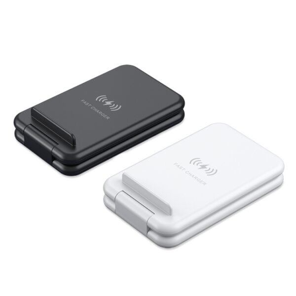 15W 3 in 1 Foldable Qi Fast Wireless Charger Station Phone Holder for iPhones & iWatchs & Airpods - Image 2