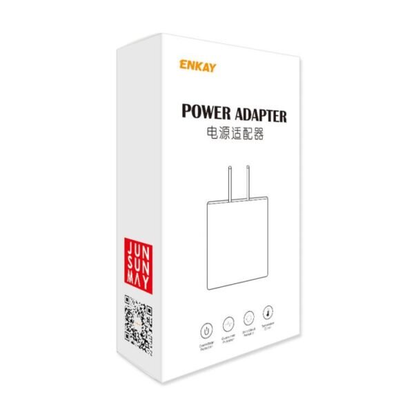 ENKAY FC-002 55W Dual USB-A Dual USB-C / Type-C Four Ports Quick Charger, EU Plug, US Plug, UK Plug - Image 6