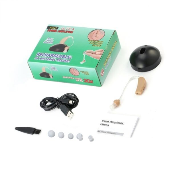 Rechargeable Hearing Aids Hearing Aids For The Elderly, US Plug - Image 6