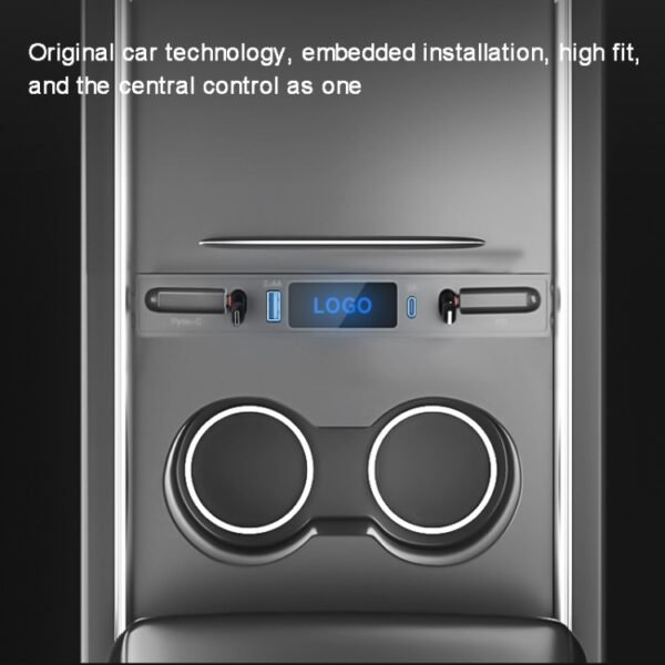 For Tesla Model 3 / Y 27W Quick Interior Charger Intelligent 8 Pin Docking Station HUB - Image 8