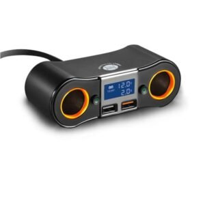 ZNB02 Car Charger Dual USB Car Cigarette Lighter, ZNB02