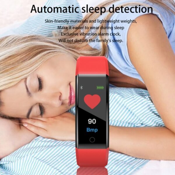 ID115 Plus Smart Bracelet Fitness Heart Rate Monitor Blood Pressure Pedometer Health Running Sports SmartWatch for IOS Android, ID115 Plus Black, ID115 Plus Purple, ID115 Plus Blue, ID115 Plus Red, ID115 Plus Dark Blue - Image 5