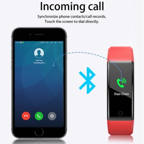 ID115 Plus Smart Bracelet Fitness Heart Rate Monitor Blood Pressure Pedometer Health Running Sports SmartWatch for IOS Android, ID115 Plus Black, ID115 Plus Purple, ID115 Plus Blue, ID115 Plus Red, ID115 Plus Dark Blue - Image 6