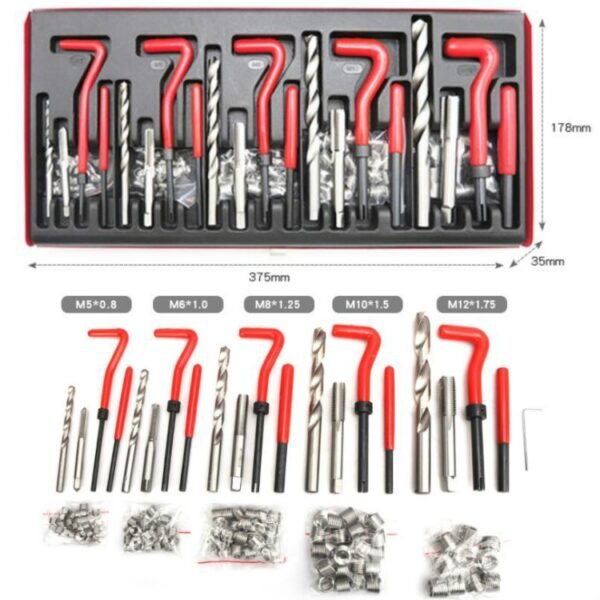 131 In 1 Auto Thread Repair Tool Tapping Device Tap Twister Set - Image 3